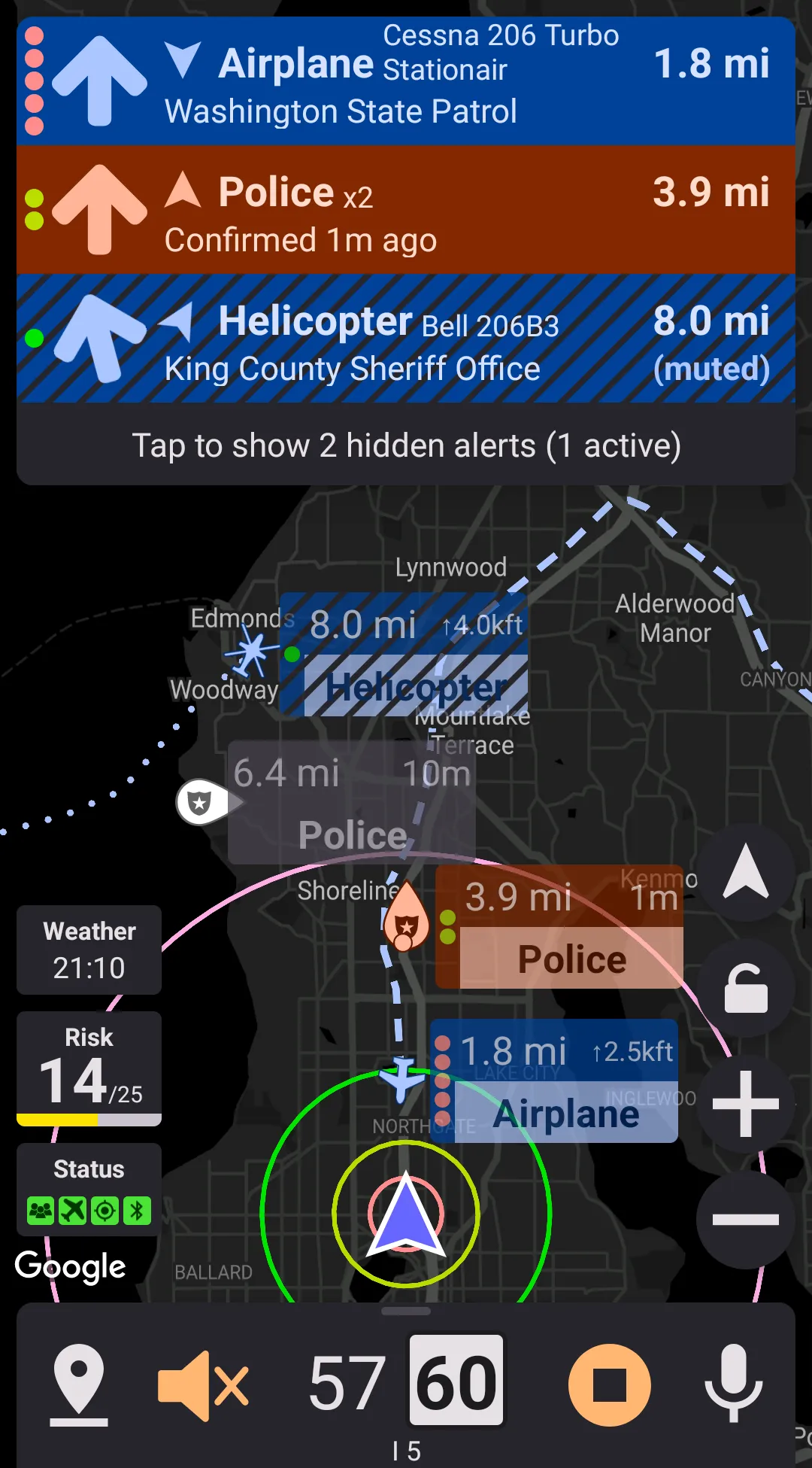 Screen Overview - Highway Radar Book